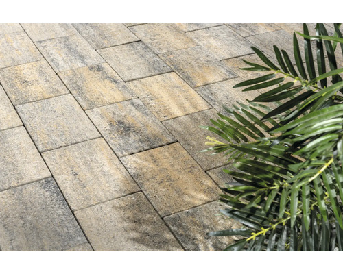 Pflastersteine im Gartenbereich