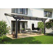 Terrassenüberdachung SKAN HOLZ Verona 541x289 cm schiefergrau