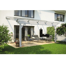 Terrassenüberdachung SKAN HOLZ Verona 541x389 cm weiß