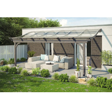 Terrassenüberdachung SKAN HOLZ Verona 648x289 cm schiefergrau