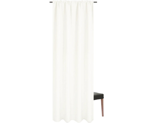 Weißer Flächenvorhang mit Gardinenband