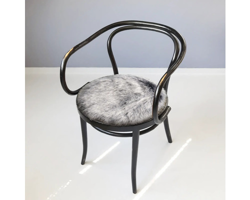 Sitzkissen Kunstfell, schwarz, 35 cm online bei Hardeck kaufen