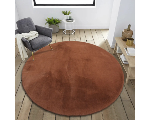 Teppich Romance terra rund 160 cm
