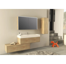 Jungborn Spiegelschrank QUATTRO SEDICI NOVE 120 x 20 x 70 cm tabacco 2-türig LED IP 44