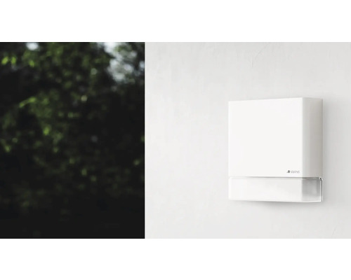 Steinel Logo auf einem Lichtsensor zur Wandmontage