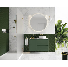 Jungborn Waschtischunterschrank DECEM BxHxT 1000 x 635 x 458 mm rechts Frontfarbe forrest grün matt