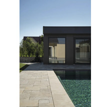 FLAIRSTONE Naturstein Terrassenplatte Bari Travertin römischer Verband Set = 1,48 m²