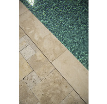 FLAIRSTONE Naturstein Terrassenplatte Bari Travertin römischer Verband Set = 1,48 m²