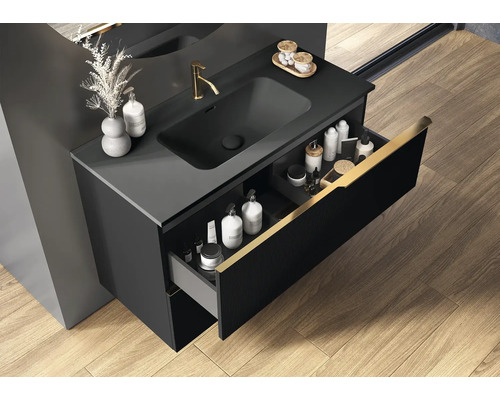 Badezimmer Waschtischunterschrank mit Schublade und Waschtisch