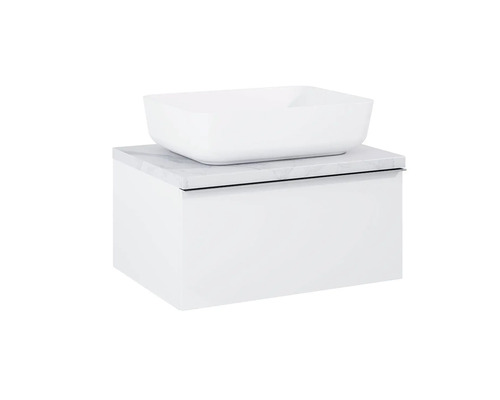 Waschtisch mit Aufsatzwaschbecken für Badezimmer