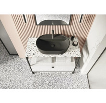 Waschtischplatte Jungborn 606 x 460 mm Terrazzo River ohne Ausschnitt