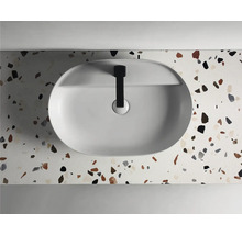 Waschtischplatte Jungborn 1210 x 460 mm Terrazzo River ohne Ausschnitt