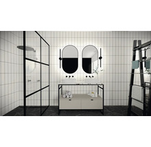 Waschtischplatte Jungborn 1210 x 460 mm Terrazzo River ohne Ausschnitt