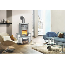 Kaminbausatz Hark Avenso GT ECOplus Naturstein grau 6 kW