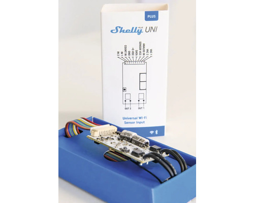 Shelly Plus UNI WLAN Sensor Input im Karton