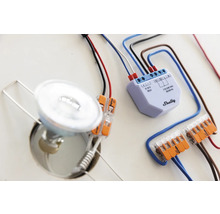 Installation einer Lampe mit Shelly Smart Home Relais und Wago Klemmen