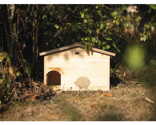 Holz Igelhaus im Garten