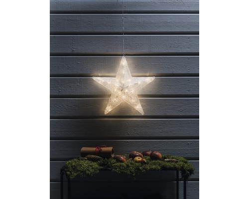 Leuchtfigur Konstsmide LED Acryl Stern 40 x 40 cm | HORNBACH