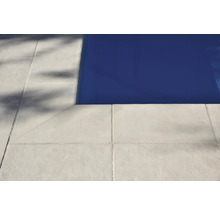 Poolumrandung Beckenrandstein Aquitaine Element 90° Ecke Betonweiß 49,5/49,5 x 31 x 3,2 cm