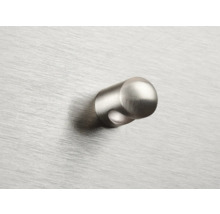 Möbelknopf edelstahlfinish ØxH 15/22 mm