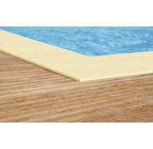Poolumrandung mit Holzdeck