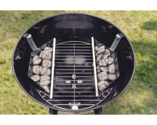 Kugelgrill mit Holzkohlehalter und Grillrost