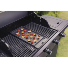 TENNEKER Plancha Platte Grillplatte Gussgrillplatte 48 x 24 cm für Grillrostsystem Platform für Halo