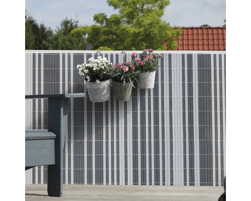 Videx Mattenverbinder Für Sichtschutzmatte 'Rügen' In Pastellgelb – 4 Stück, UV-beständig, Einfaches Einklicken