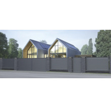 Zaunelement POLBRAM Klaudia 200 x 120 cm RAL 7016 anthrazit