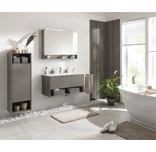 Midischrank FACKELMANN B.Paris BxHxT 402 x 1257 mm x 320 mm Frontfarbe cubanit grey matt 77435