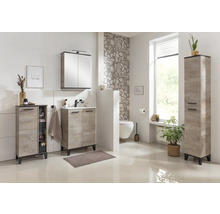 Midischrank FACKELMANN TE-A BxHxT 470 x 942 mm x 320 mm Frontfarbe eiche natur matt 85927