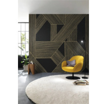 Digitaldruck Vlies 366815 Schöner Wohnen Grafik schwarz 5-tlg. 265 x 300 cm