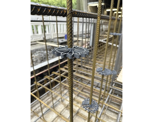 Bewehrung mit Abstandhaltern