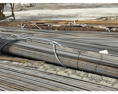 Bündel von Betonstahl zur Verwendung im Bauwesen