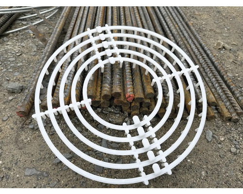 Abstandshalter für Bewehrungskörbe aus Kunststoff