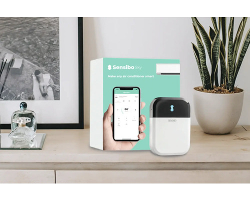 Sensibo Sky Klimaanlagensteuerung mit Verpackung