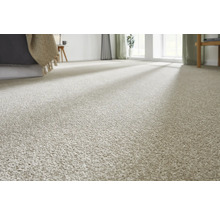 Teppichboden Velours Ines beige FB91 400 cm breit (Meterware)