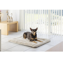Schmutzmatte beeztees Nano Canvas Sleeper Cush 109 x 69 cm beige Mikrofaser, Microfaser
