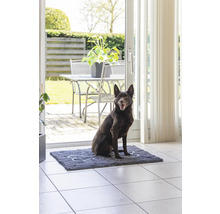 Schmutzmatte Dirty Dog Türmatte Knochen90 x 66 cm grau Mikrofaser, Microfaser