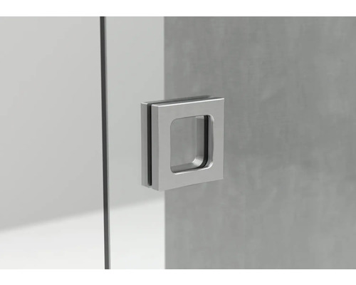 Quadratischer Duschkabinen Türgriff aus Metall