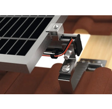 Montageset für 2 PV-Module (1x2) auf Schrägdach/Ziegeldach inkl. 4x Montageschiene 1200 mm-thumb-2