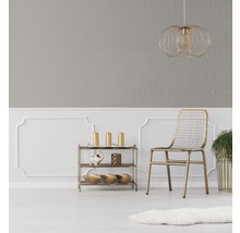 Vliestapete 111305 Jewel Marquise Uni grau silber