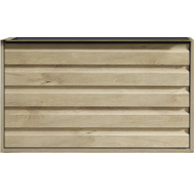 Waschtischunterschrank Differnz Elin BxHxT 60 x 35,5 cm x 45,8 cm Frontfarbe eiche holzdekor 36.012.31