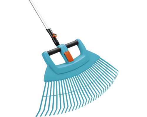 Verstellbarer Fächerbesen für den Garten