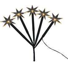 Sternengirlande mit fünf Lampen für den Außenbereich