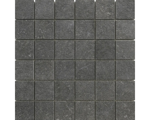 Feinsteinzeugmosaik Grunge anthracite Antislip-Softoberfläche 30 x 30 x 1 cm