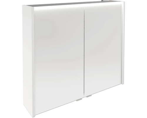 Spiegelschrank FACKELMANN Verona 110 x 16 x 68,3 cm weiß 3-türig LED IP 20