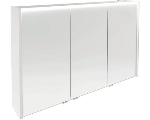 Spiegelschrank FACKELMANN Verona 110 x 16 x 68,3 cm weiß 3-türig LED IP 20
