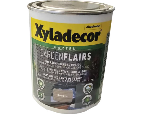 Xyladecor Gardenflairs Imprägnierendes Holzöl Sand Grau
