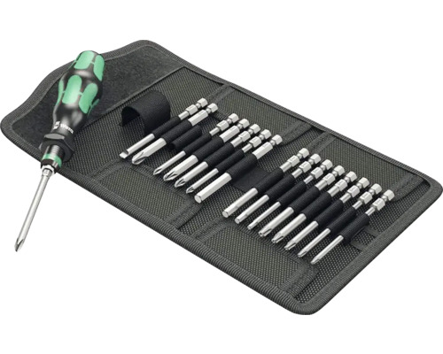 Schraubendreher-Set mit verschiedenen Bits und Aufbewahrungstasche